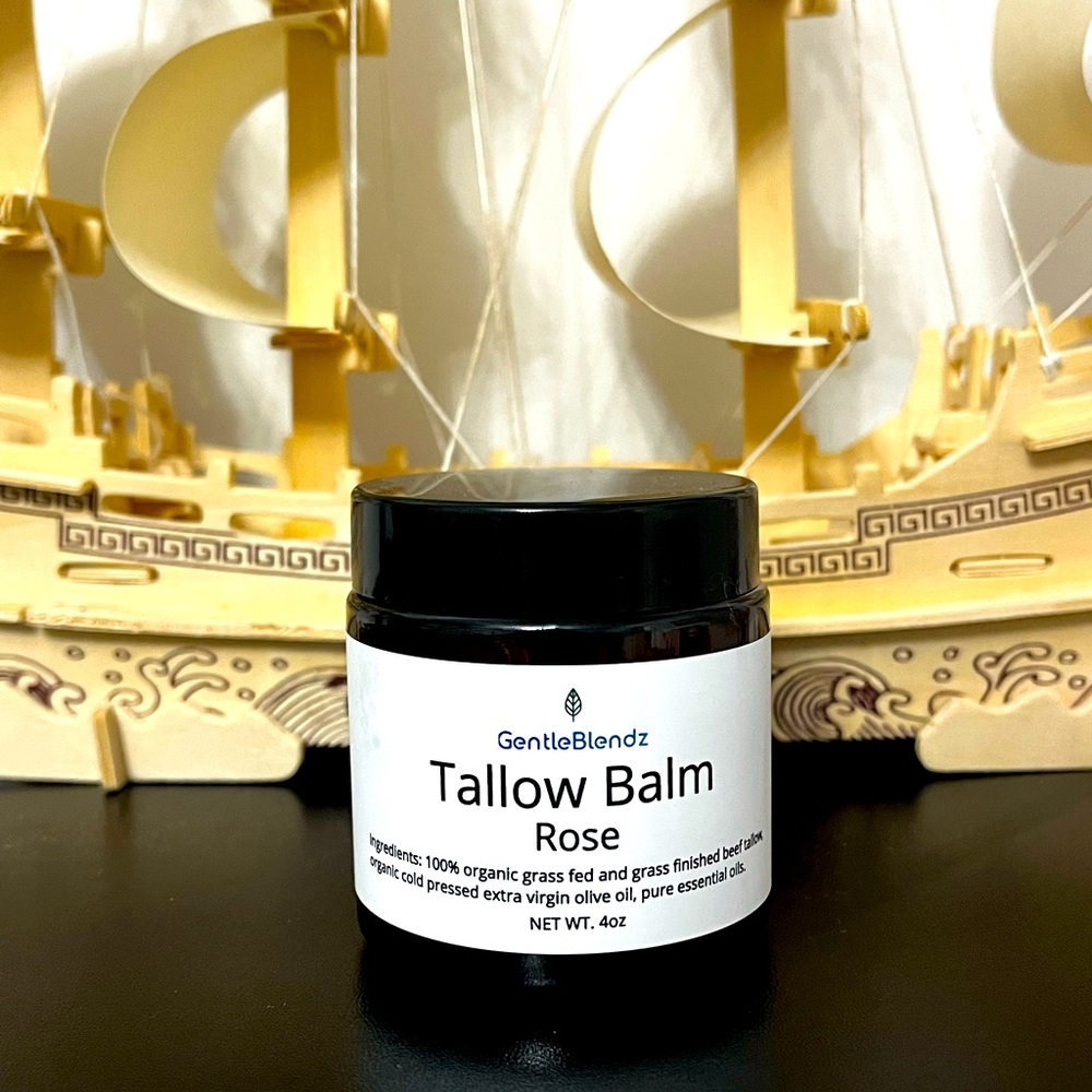 Organic Beef Tallow Balm - Rose